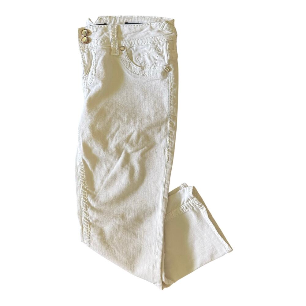 Vigoss White Stretch Capri Jeans Women's Size 7/8